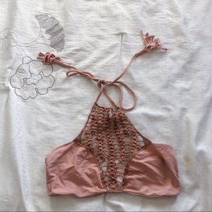 ACACIA Knit Halter bikini top